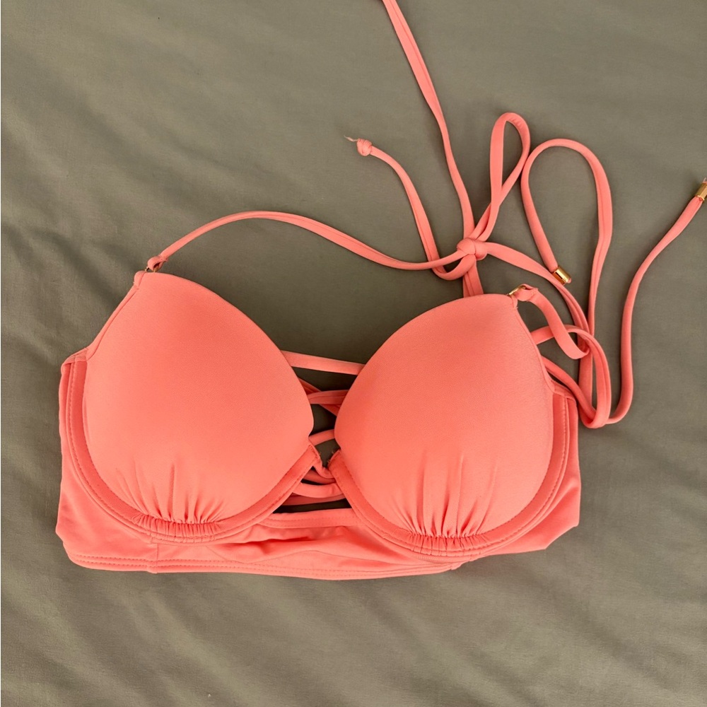 Abercrombie & Fitch Peach Bikini Top